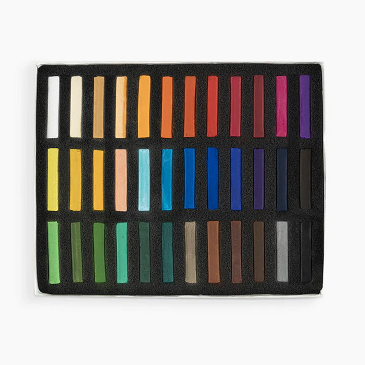 Camel Artist Soft Pastels Assorted Set of 36 Shades for Drawing and Art - Retail Maharaj