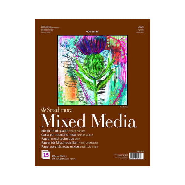Strathmore 400 Series Mixed Media Art Paper Pad - Retail Maharaj