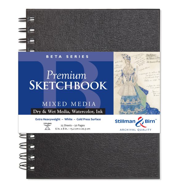 Stillman and Birn Beta Series Extra Heavyweight Sketchbook for Watercolor and Mixed Media - Retail Maharaj