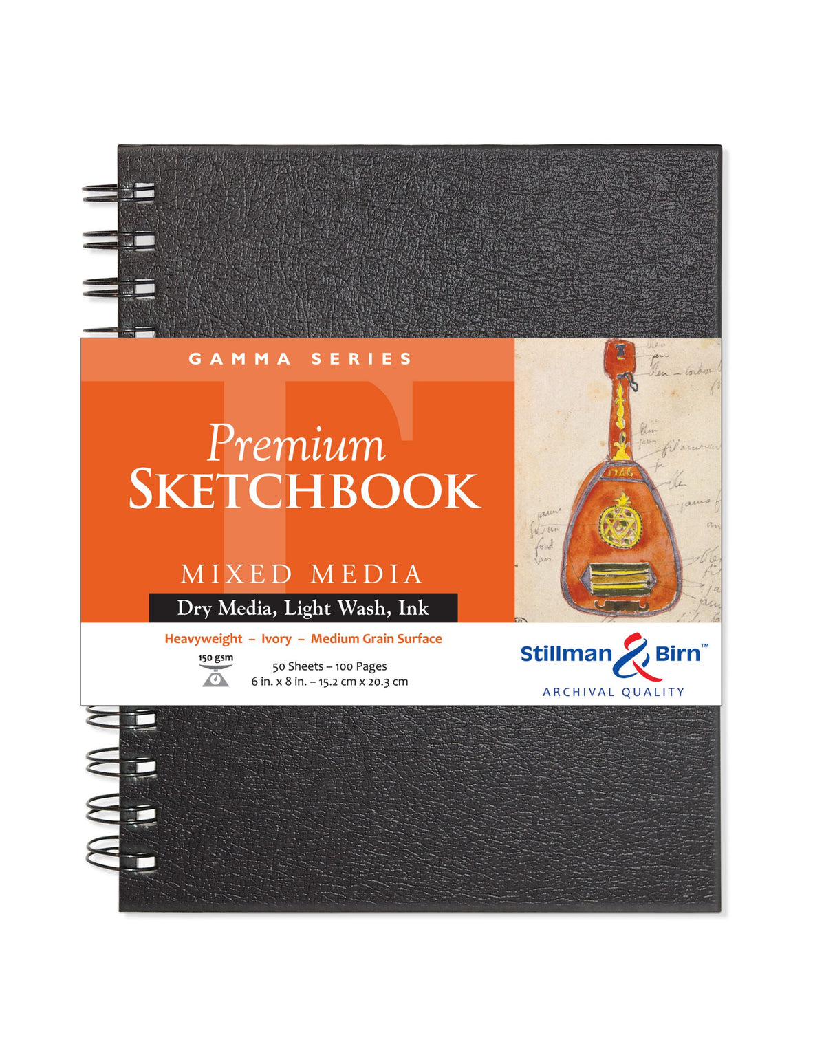 Stillman Birn Gamma Series Ivory Medium Grain Sketchbook - Retail Maharaj