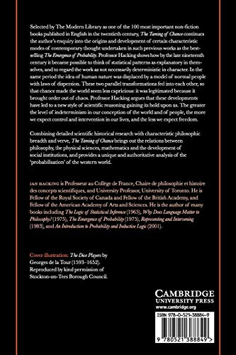 The Taming of Chance: 17 (Ideas in Context) - Retail Maharaj
