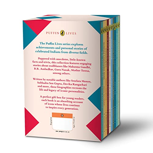 Puffin Lives: 10 Unforgettable Indians and their Remarkable Stories (Boxset) - Retail Maharaj