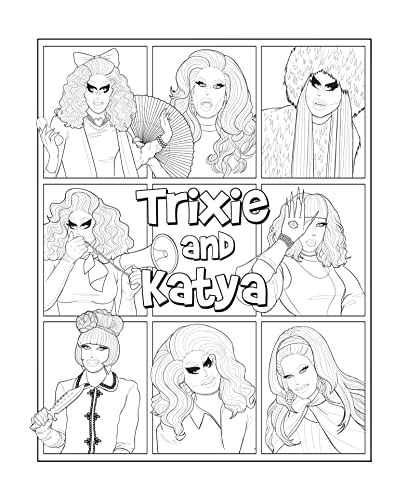 The Official Trixie and Katya Coloring Book - Retail Maharaj