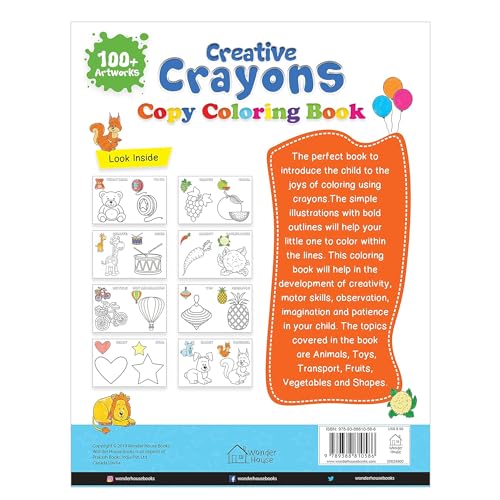 My Big Book of Creative Crayons : A Creative Crayon Copy Colouring Book - Retail Maharaj