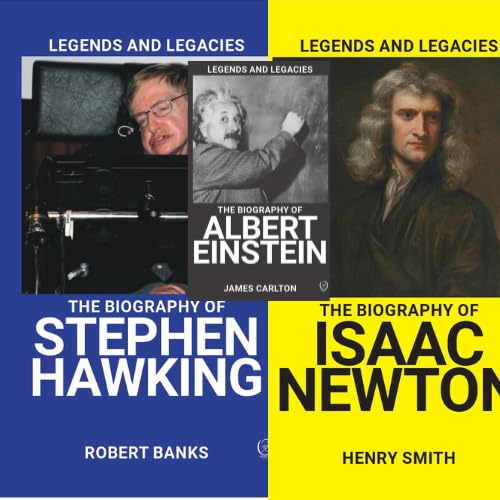 Pictorial Biography- Albert Einstein, Stephen Hawking & Issac Newton- Biographies of Inspirational Scientists- Combo of three books - Retail Maharaj