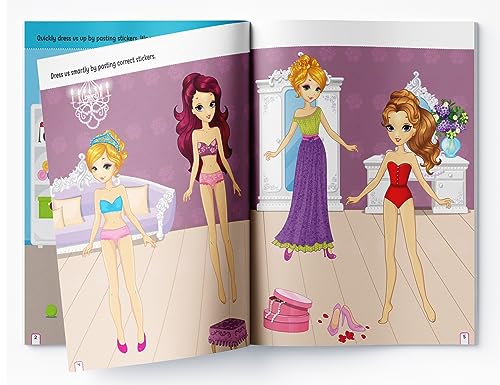 Dress Me Up Reusable Sticker Book For Children - Retail Maharaj