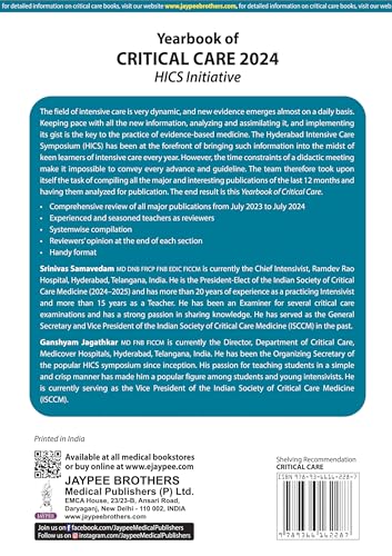 YEARBOOK OF CRITICAL CARE 2024 HICS INITIATIVE - Retail Maharaj