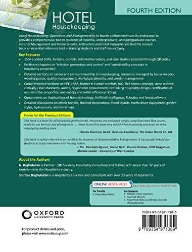 HOTEL HOUSEKEEPING: OPERATIONS AND MANAGEMENT, 4E - Retail Maharaj