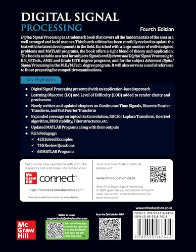DIGITAL SIGNAL PROCESSING, 4TH EDITION - Retail Maharaj