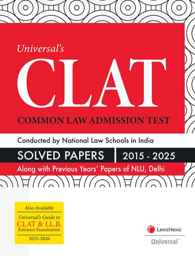 Universal’s - CLAT Solved Papers 2015-2025 - Retail Maharaj