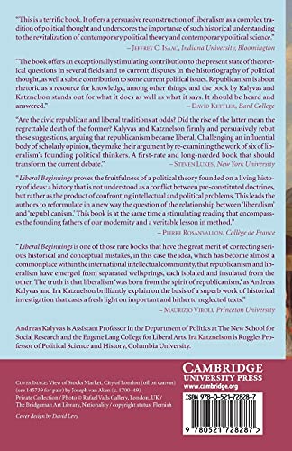 Liberal Beginnings: Making a Republic for the Moderns - Retail Maharaj