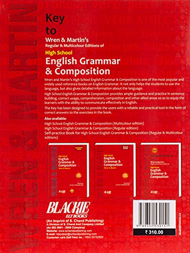 Key to High School English Grammar & Com - Retail Maharaj