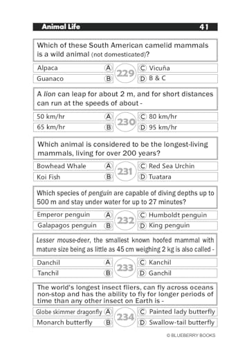 Quiz Book - Animal Life - Retail Maharaj