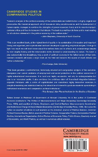 Capitalism, Democracy, and Welfare (Cambridge Studies in Comparative Politics) - Retail Maharaj
