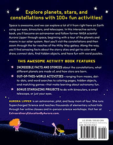 Astronomy Activity Book for Kids: 100+ Fun Ways to Learn About Space and Stargazing - Retail Maharaj