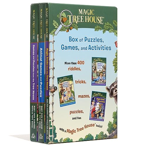 Magic Tree House Box of Puzzles, Games, and Activities (3 Book Set) - Retail Maharaj