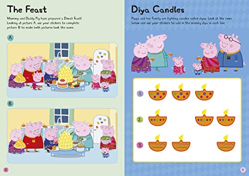 Peppa Pig: Peppa's Diwali Sticker Activity Book - Retail Maharaj