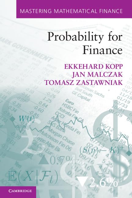 Probability for Finance - Retail Maharaj