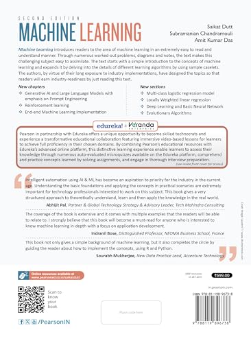 Machine Learning | With Online Learning Platform | 35+ Video Notes | 2nd Edition | - Pearson - Retail Maharaj