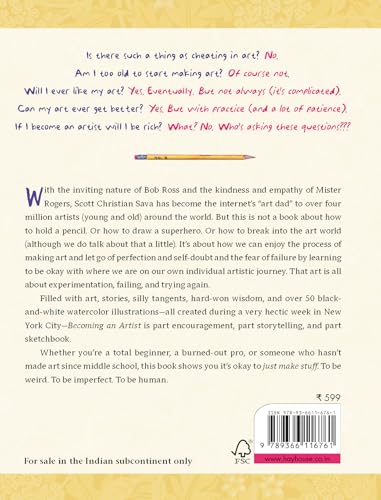 Becoming an Artist: How to Make Art Like a Human by Embracing Failure, Discovering Your Creative Voice and Finding Joy in the Process - Retail Maharaj