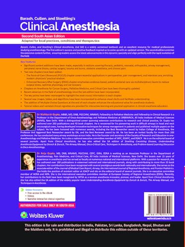 Barash, Cullen and Stoelting's Clinical Anesthesia, (Vol 2 Set), 2nd South Asian ed - Retail Maharaj