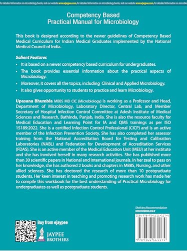 COMPETENCY BASED PRACTICAL MANUAL FOR MICROBIOLOGY - Retail Maharaj