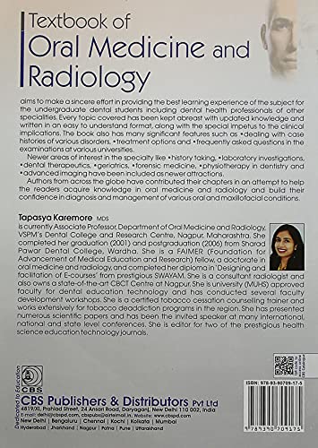 TEXTBOOK OF ORAL MEDICINE AND RADIOLOGY (PB 2021) - Retail Maharaj