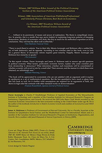 Economic Origins of Dictatorship and Democracy - Retail Maharaj