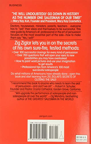 Zig Ziglar'S Secrets Of Closing The Sale - Retail Maharaj