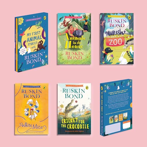 My First Animal Stories: Ruskin Bond Boxset (Set of 4) | Fun, Adventurous Animal-themed Humorous Tales | Perfect for Bedtime Reading and Classroom Storytelling | Ages 7+ - Retail Maharaj