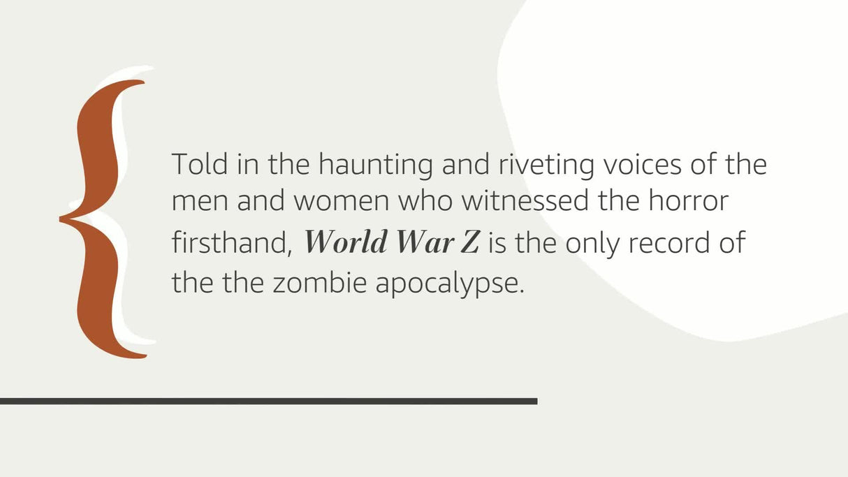 WORLD WAR Z - Retail Maharaj