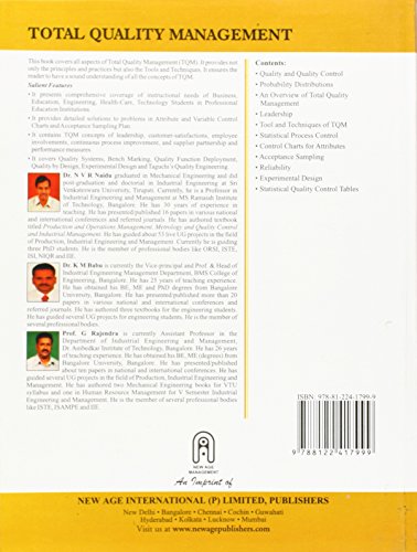 Total Quality Management (As per VTU Syllabus) - Retail Maharaj