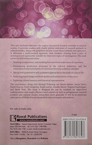 RESEARCH METHODS FOR CULTURAL STUDIES, HB - Retail Maharaj
