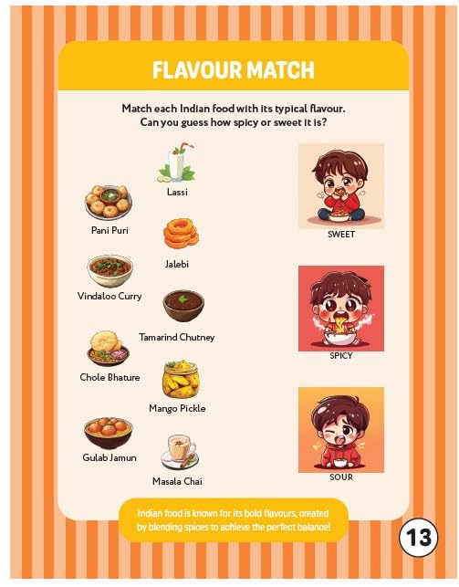 Hello, India! A Fun India Activity Book: Food and Culture - Retail Maharaj