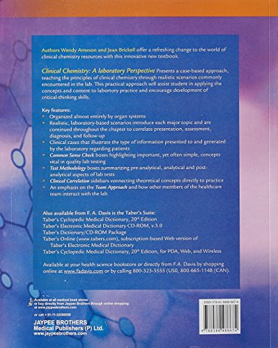 CLINICAL CHEMISTRY:A LABORATORY PERSPECTIVE - Retail Maharaj