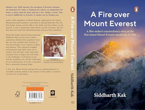A Fire over Mount Everest: Everest Expedition History & Survival Narrative Based on India’s Historic 1984 Everest Mission and Bachendri Pal’s Summit Journey - Retail Maharaj