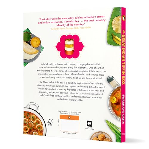 The Great Indian Tiffin Box: Food, Stories and Flavours from Across the Country | A Celebration of India's Regional Recipes from All States & Union Territories - Retail Maharaj