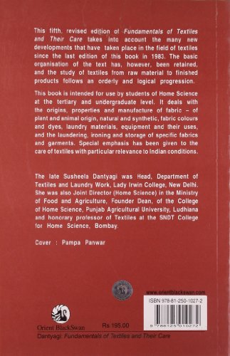 FUNDAMENTALS OF TEXTILES AND THEIR CARE (REV) - Retail Maharaj