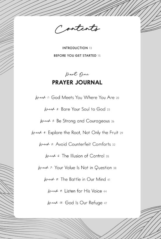 Finding Peace: Prayer Journal for Women: Weekly Devotions, Prompts, and Exercises for Managing Anxiety - Retail Maharaj