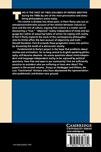 Objectivity, Relativism, and Truth (Philosophical Papers, Vol 1) - Retail Maharaj