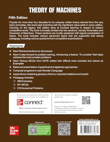 Theory of Machines | 5th Edition | S. S. Rattan - Retail Maharaj
