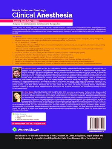 Barash, Cullen and Stoelting's Clinical Anesthesia, (Vol 2 Set), 2nd South Asian ed - Retail Maharaj