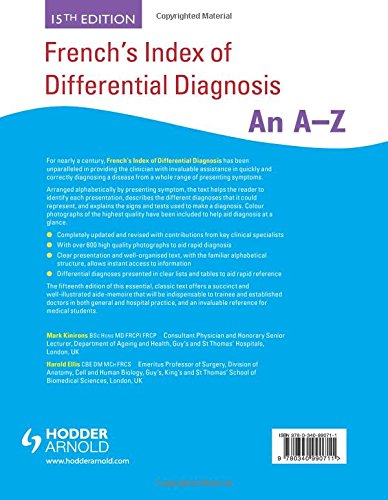 (OLD)FRENCH'S INDEX OF DIFFERENTIAL DIAGNOSIS AN A-Z - Retail Maharaj