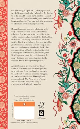 The Nine Lives of Annie Besant: The Astonishing Story of a Victorian Rebel | A Key Figure in India’s National Movement who Fought for Women’s Rights & Social Justice - Retail Maharaj