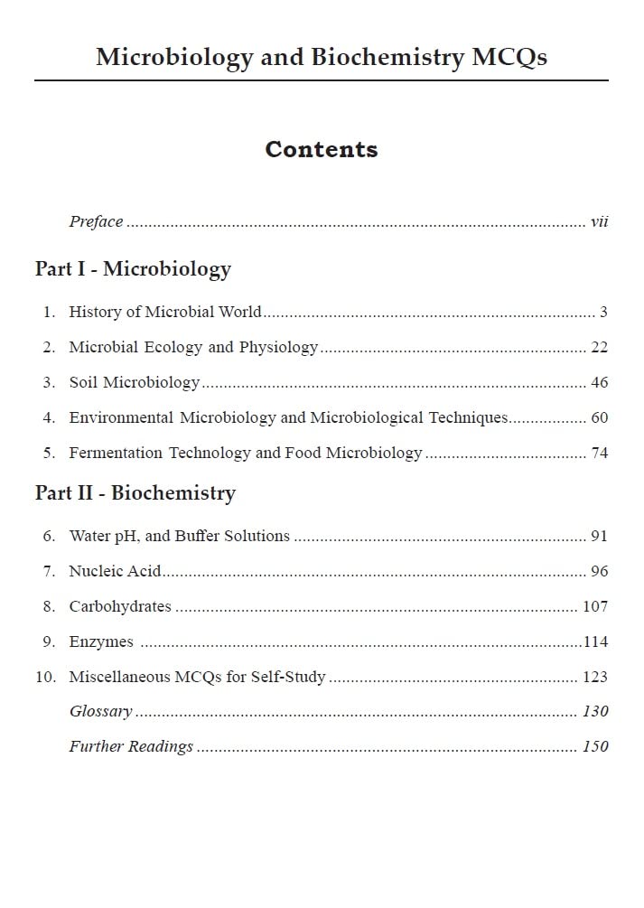 Microbiology and Biochemistry MCQs - Retail Maharaj
