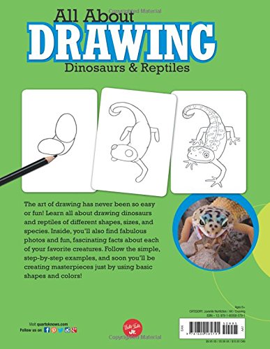 All About Drawing Dinosaurs & Reptiles - Retail Maharaj