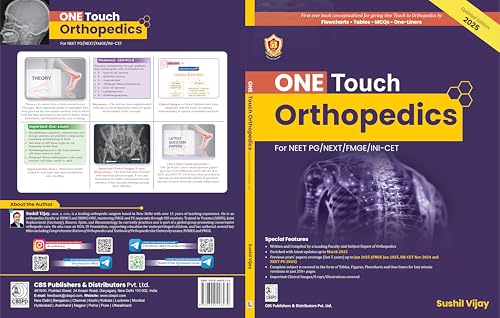 ONE TOUCH ORTHOPEDICS FOR NEET PG/NEXT/FMGE/INI-CET - 2025 - Retail Maharaj