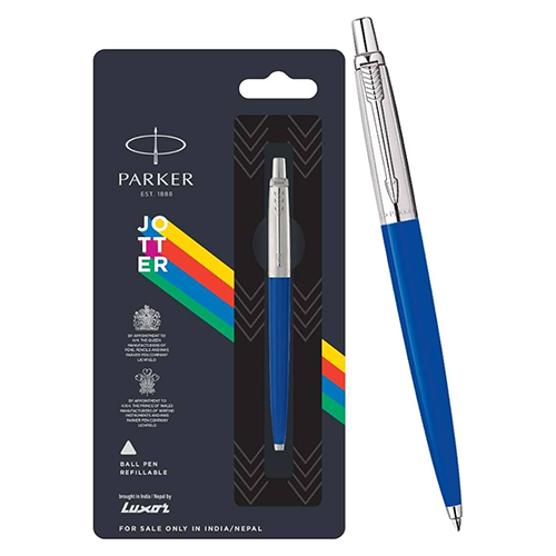 PARKER JOTTER BALL PEN | ASSORTED BODY COLOR | BLUE INK