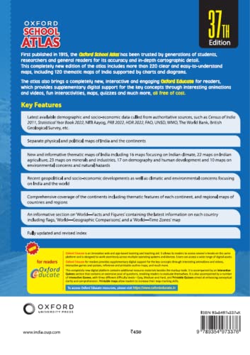 Oxford School Atlas 37th Edition | NEP Aligned - Retail Maharaj