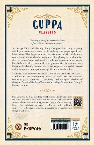 The Man Who Loved Literature (Cuppa Classics) - Retail Maharaj